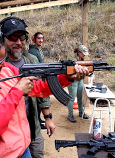 Shooting AK47 Kalashnikov